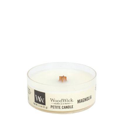 Ароматическая свеча с ароматом магнолии Woodwick Petite Magnolia 31 г