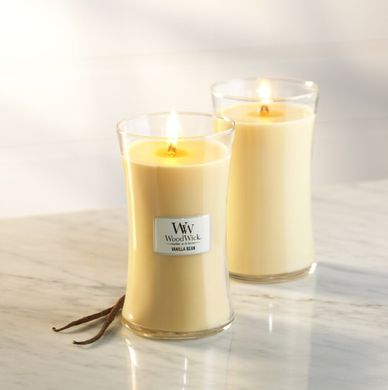 Ароматична свічка з ароматом чистої ванілі Woodwick Large Vanilla Bean 609 г