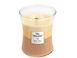 Ароматическая свеча с трехслойным ароматом Woodwick Medium Trilogy Golden Treats 275 г