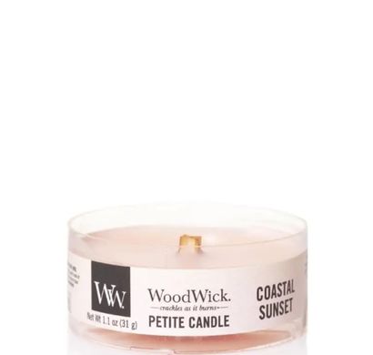 Ароматична свічка з дуже ніжними нотами Woodwick Petite Coastal Sunset 31 г