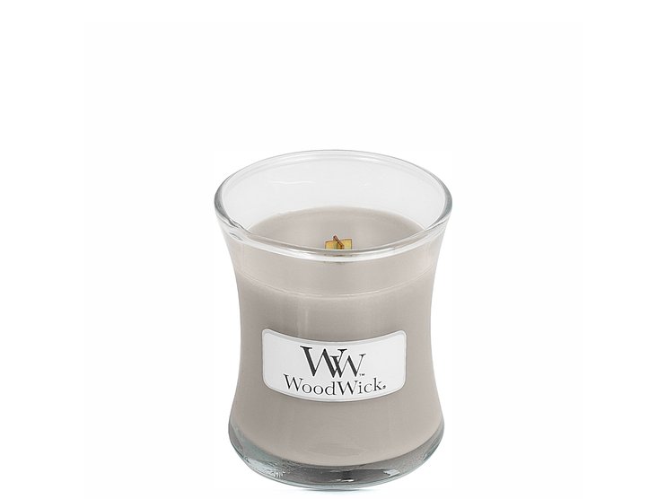 Ароматическая свеча с ароматом леса, пряной гвоздики и мускуса Woodwick Mini Sacred Smoke 85 г