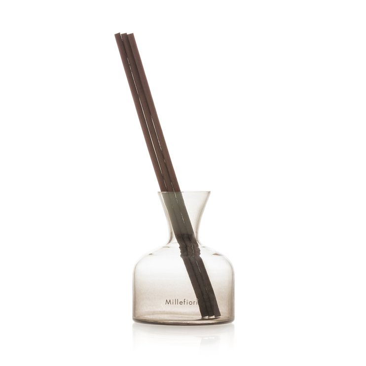 Скляний флакон для дифузора з паличками коричневий Millefiori Milano