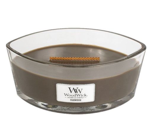 Ароматична свічка з яскравим удовим ароматом WoodwickWoodwick Ellipse Oudwood 453 г