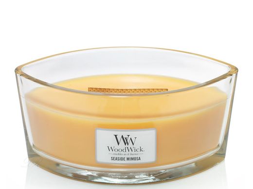 Ароматична свічка з ароматом цитрусових, винограду Woodwick Ellipse Seaside Mimosa 453 г