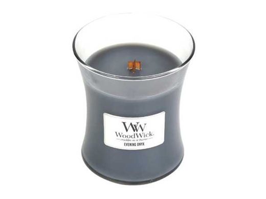 Ароматична свічка з ароматом чорної орхідеї і сандалового дерева Woodwick Medium Evening Onyx 275 г