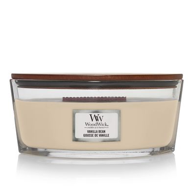 Ароматическая свеча с ароматом чистой ванили Woodwick Ellipse Vanilla Bean 453 г