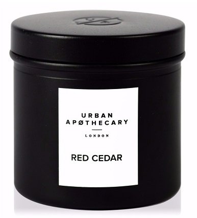Ароматическая travel свеча с древесно-цитрусовым ароматом Urban apothecary Red cedar 175 г