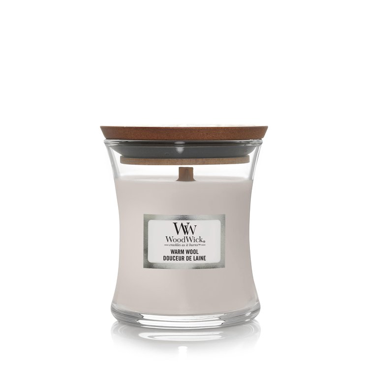 Ароматическая свеча с ароматом теплой шерсти Woodwick Mini Warm Wool 85 г