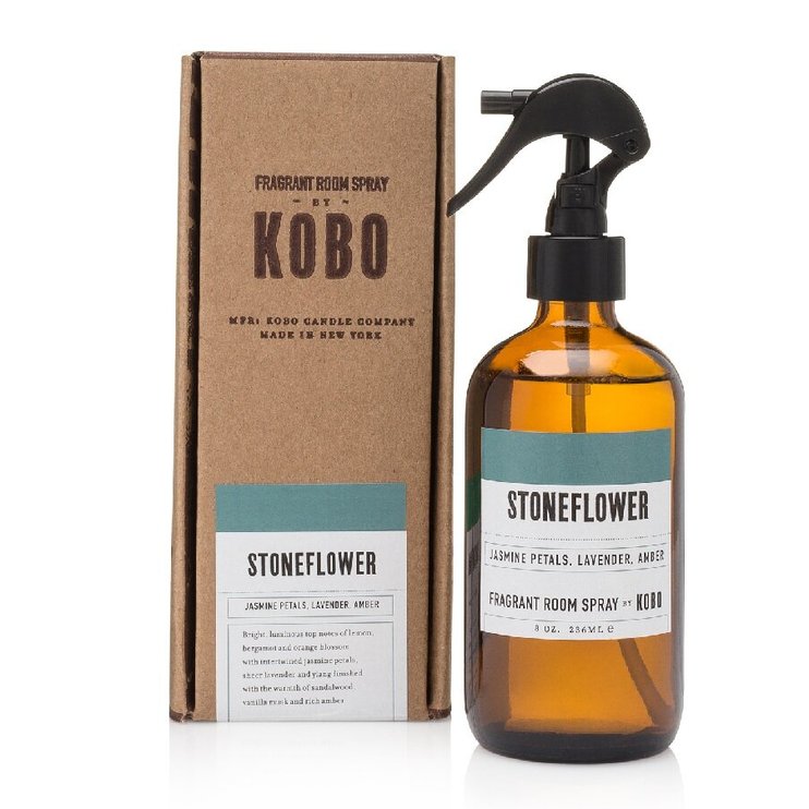 Арома-спрей для оселі з ароматом цитрусових і жасмину Kobo Stoneflower 236 мл
