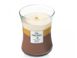 Ароматическая свеча с трехслойным ароматом Woodwick Medium Trilogy Cafe Sweets 275 г