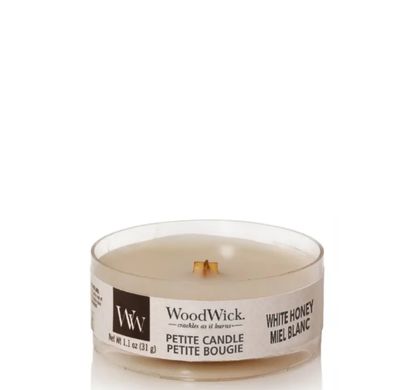 Ароматична свічка з ароматом апельсинового цуката Woodwick Petite White Honey 31 г
