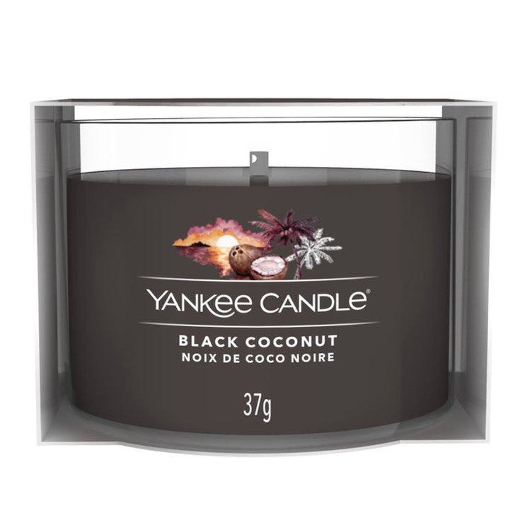 Ароматическая свеча Black Coconut Mini Yankee Candle
