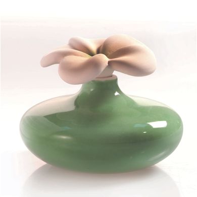 Керамический флакон для диффузора Flower green Millefiori Milano