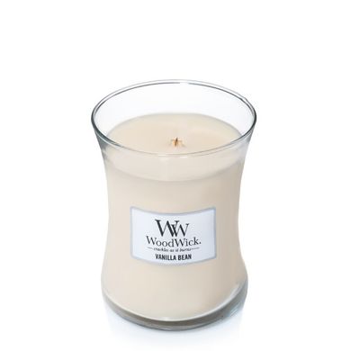 Ароматическая свеча с ароматом чистой ванили Woodwick Medium Vanilla Bean 275 г