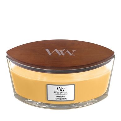 Ароматична свічка з ароматом меду і вівса Woodwick Ellipse Oat Flower 453 г