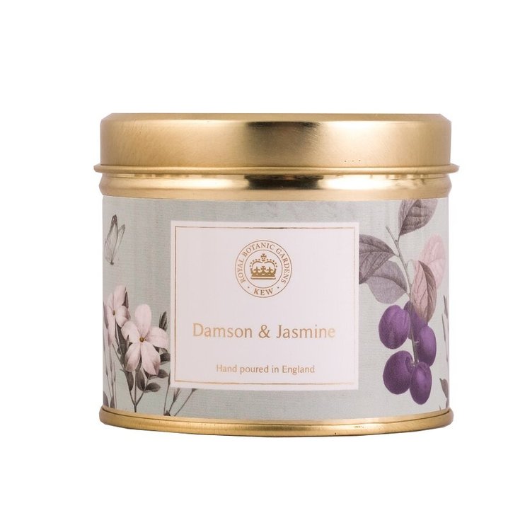 Ароматическая travel свеча с ароматом чернослива и жасмина Kew aromatics Damson, Jasmine 160 г