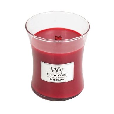 Ароматична свічка з ароматом граната і смородини Woodwick Medium Pomegranate 275 г