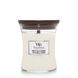 Ароматична свічка з ніжним ароматом Woodwick Medium White Tea & Jasmine 275 г